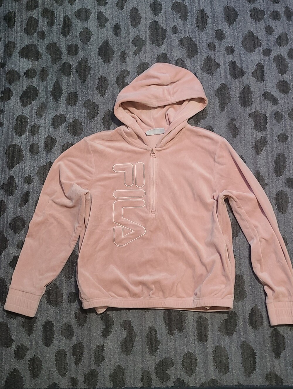 Fila Half Zip Pullover Hoodie Size M